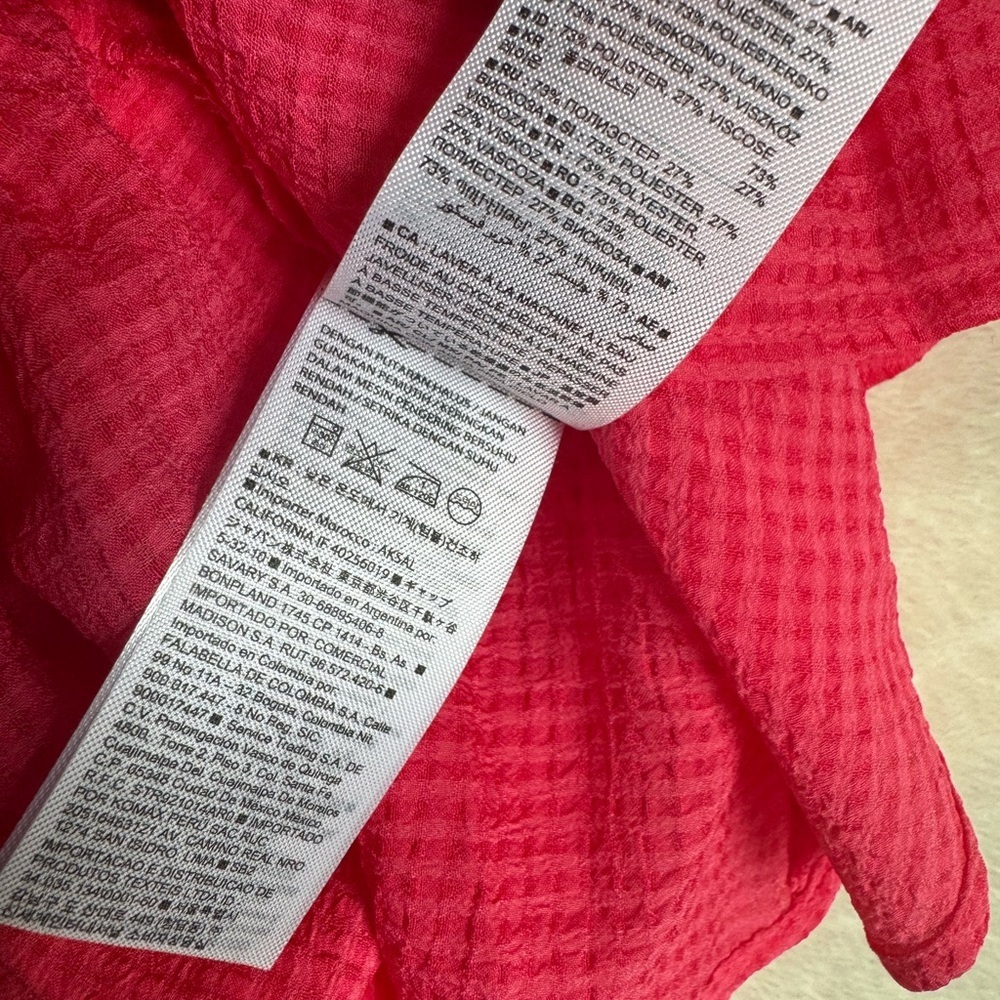 Banana Republic NEW Baby Doll Tiered Swing Top Boho Blouse Textured Lightweight - Picture 14 of 16